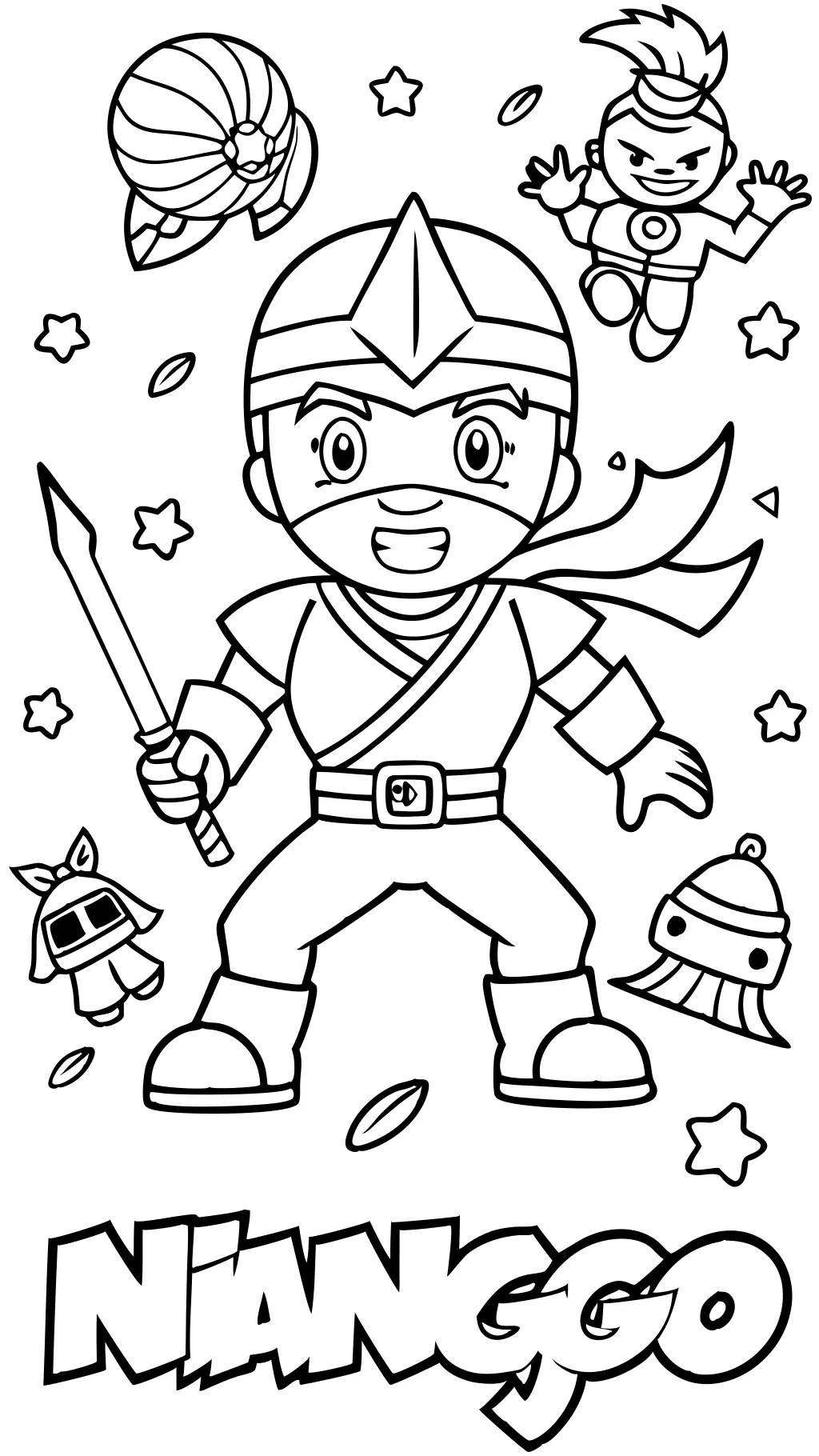 printable coloring pages of ninjago